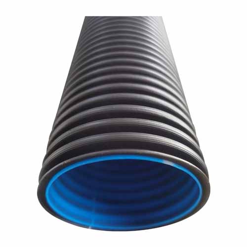 Hot selling double wall corrugated DN500mm hdpe plastic culvert Sewage pipe for under water drainge system