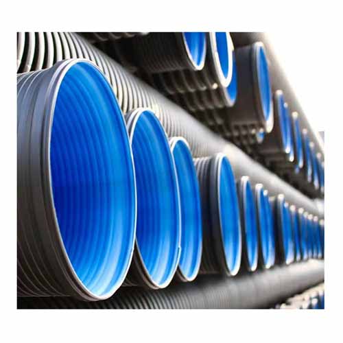 double wall corrugated plastic flat drainage pipe/ hdpe tubes