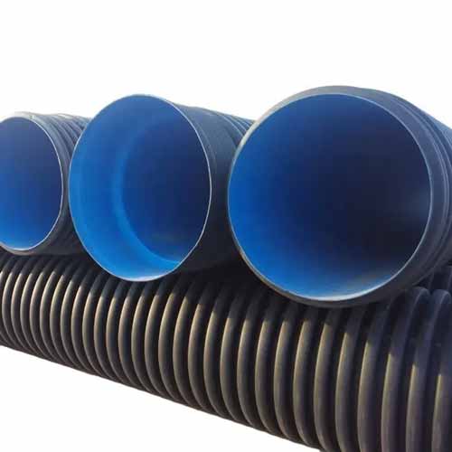 large diameter plastic corrugated culvert HDPE drainage pipe