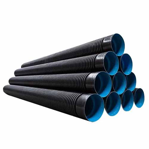 Polyethylene Drainage Culvert Sewage Drain Pipe Large Size Water Double Wall Corrugated HDPE Pipe