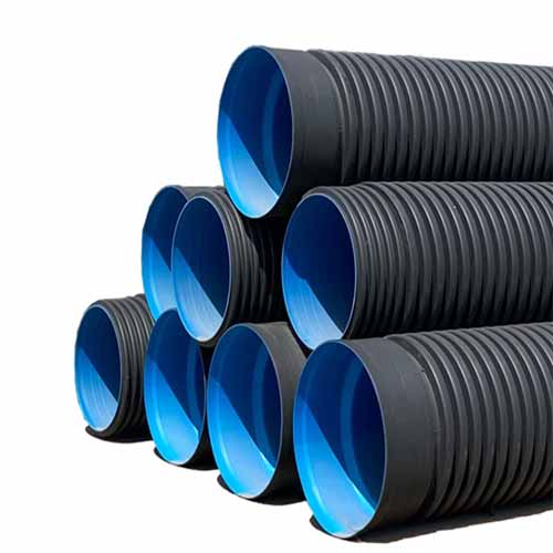 HDPE Double Wall Corrugated Pipe for Storm-Water Drainage China Manufacturer