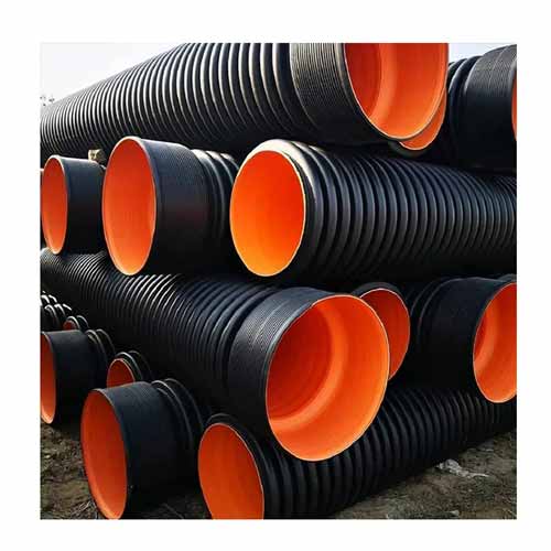 HDPE Double Wall Corrugated Pipe PE Drainage Pipe HDPE Plastic Culvert Pipe Prices