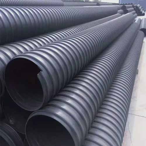 Municipal Project Poly Material HDPE Pipe Large Diameter Single Wall HDPE Buried Corrugated Pipe