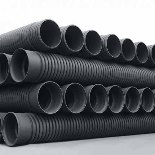 plastic black polyethylene drainage culvert hdpe double wall corrugated pipe price