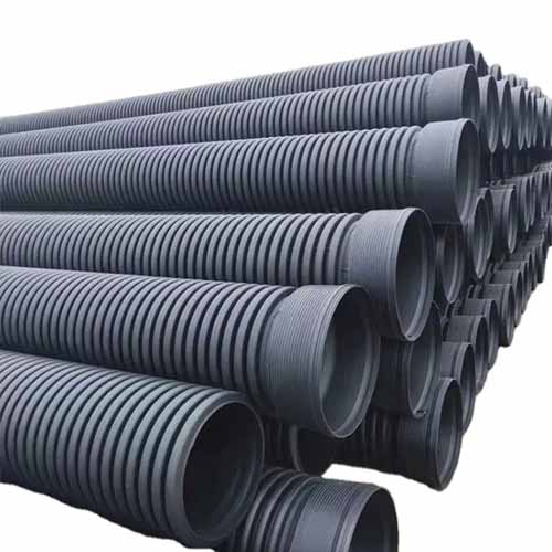 DN1000 HDPE corrugated pipe with steel belt reinforced for water drainge