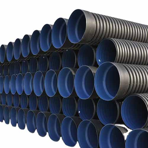 double wall Corrugated HDPE drainage dredging tailing water pipe