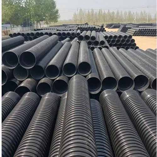 Sn4 Black HDPE Double Wall Corrugated Pipe Drainage System Pipe