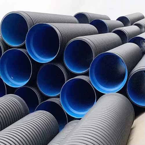 Factory Sn4/Sn8 Plastic Culvert Pipe HDPE Double Wall Corrugated HDPE Pipe for Drainage Sewage
